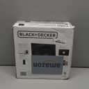 BLACK+DECKER 9-Inch Frameless Box Fan, Freestanding Desk Fan with 3-Speed Settings, Portable Fan for Home Office or Garage, BFB09B, Black