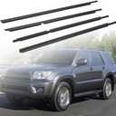 Weather Stripping Window Molding Trim Seal Compatible with Toyota 4Runner 2003-2009 Replace# 68161-35060 68162-35060 68163-35030 68164-35030