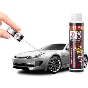 KcarsTouch Up Paint for CarsCar Scratch Remover PenQuick And Easy Two-In-One Automotive Car Paint Scratch Repair Pen for various cars (Bright Sliver)