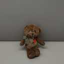 Adorlynetty 11.4 Small Teddy Bear with Heart Cute Brown Teddy Bear Stuffed Animals Soft Stuffed Bear Plush Bear Plushie Toys Gifts for Girlfriend Boyfriend Kid