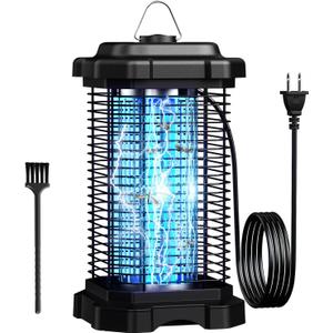 Minimoon Bug Zapper Outdoor 4000V Electric Mosquito Zapper 20w Fly Zapper for Backyard Patio Balcony Garage, IPX6 Waterproof