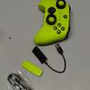 W&O Wireless Controller for With Xbox One, Xbox Series X/S, Xbox One X/S, PC, With RGB LED Light, Mappable Buttons, With 2.4GHZ Wireless Adapter Gamepad (Electric Volt)