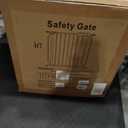 Extra Wide Baby Gates for Doorways 71.65"-85.82" Extra Wide Baby Gate Dog gate Pressure Mounted No Drilling with Walk-Through, Auto-Close & Dual-Direction Swing for Large Wide Opening Black
