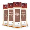Amazon Basics Body Oil Gel with Cocoa Butter, 6.8 Fl Oz (Pack of 4) (Previously Solimo)