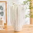 10Pcs Amaranthus Artificial Hanging Plants Fake Amaranthus Flower Bleached Wisteria 33" Long Hanging & Cascading Flowers for Wedding Floral Arrangement,Home Garden Decor,Party Supplies