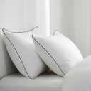 Vorouhals Hotel Collection Bed Pillows for Sleeping 4 Pack Standard Size Cooling Pillows Set of 4 for Back, Stomach or Side Sleepers, Super Soft Down Alternative Microfiber Filled Pillows