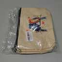 4 Pcs Vintage Abstract Botanical Flower Bird Makeup Bag, Small Waterproof Zipper Women Purse Multi Functional Toiletry Organizer for Women Friend Coworker Sister Christmas Birthday Friendship Gifts