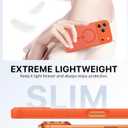 Faiono Magnetic for iPhone 17 Pro Max Case [Full Camera Protection][Military-Grade Protection][Compatible with MagSafe] Shockproof Protective Slim Phone Case for iPhone 17 Pro Max, Orange