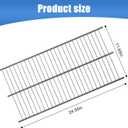 W10838313 Wire Shelf Replace W10837264 W10581579 Compatible with Frigidaire Whirlpool Freezer Wire Shelf WZF34X16DW, WZF34X18DW, GAFZ30FDGB (24.5x11.6)
