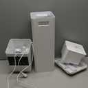 Cool Mist Humidifiers for Bedroom, Ultrasonic 2.4Gal 9L Quiet Top-Fill, Easy Clean with Essential Oil Tray, 360Nozzle, 4 Speed, Remote, 60H Runtime, for Baby, Adults, Plants, Home, House, Large Room (white)