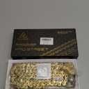 428 Motorcycle Chain 120 Links Non O-Ring with Connecting Master Link and Chain Breaker Heavy Duty Drive Chain for Motorcycle Bicycle Go Kart Mini Trail Bike