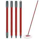 Mop Handle for Ocedar, Mop Handle for O Cedar, Spin Mop Replacement Handle for O Cedar, 4 Section 30" to 58" Mop Handles for Ocedar Spin Mop & H2pro Flat Mop, Mop Stick Mop Pole Handle for Ocedar Mop