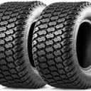MaxAuto 16x7.50-8 16x7.5x8 Turf Saver Lawn Mower Tire 4PLY, Set of 2