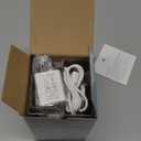 2K Security Camera Wired, 2.4/5GHz Home WiFi Camera, 360 PTZ Baby Monitor with Color Night Vision, Motion Detection, 2-Way Audio, Compatible with Alexa (Black (Wall Mount))