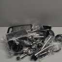 Kitchen Utensil Set-Silicone Cooking Utensils-33 Kitchen Gadgets & Spoons for Nonstick Cookware-Silicone and Stainless Steel Spatula Set-Best Kitchen Tools, Useful Pots and Pans Accessories (Black)