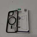 ESR for iPhone 14 /iPhone 13 Case, Compatible with MagSafe, Shockproof Military-Grade Protection, Magnetic Phone Case for iPhone 14/13, Classic Hybrid Case (HaloLock), Clear Black