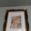 PHAREGE Vintage Picture Frame 8x10 Black Gold, 8 by 10 Ornate Decorative Antique Frame with Mat for 5x7 Photo, Fancy Matted Frame for Desktop or Wall, Horizontal or Vertical