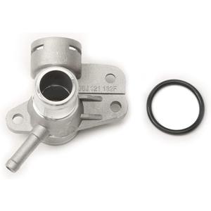 06J121132F Aluminum Coolant Outlet Flange Connector W/Sealing Ring 1.8T/2.0T Replacement for Audi A3 S3 Q3 TT VW Passat CC Golf Tiguan Jetta Beetle Eos GTI Skoda Seat 06J121132G
