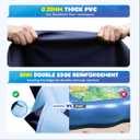 COMMOUDS Splash Pad for Kids and Dogs, Non-Slip Sprinkler Pad Thicken Pool Summer Outdoor Water Toys, Backyard Fountain Play Mat for Baby Toddlers Boys Girls Pet(77Inch)