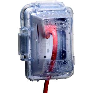 TayMac MM420C 1-Gang Nonmetallic Extra Duty Weatherproof In-Use Horizontal/Vertical 16-in-1 Standard Cover, 2.75 in, Clear