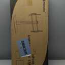 Universal TV Stand/Base Tabletop TV Stand with Wall Mount for 40 to 86 inch 5 Level Height Adjustable, Heavy Duty Tempered Glass Base, Holds up to 132lbs Screens, HT03B-003