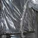 GYIIYUO 2 Drawer File Cabinet with 24'' Extended Desktop, Mobile Filing Cabinet, Rolling File Cabinet with Side Bag, Fabric Drawer, Fits A4/Letter Size, Printer Stand Home Office, Black