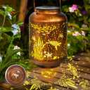 Sea Turtle Solar Lantern Outdoor Lights Waterproof Garden Yard Patio Cemetery Decor, Cute Turtle Gifts for Women Mom Grandma on Birthday Christmas Mothers Day