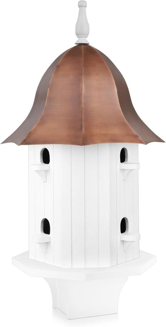 Dovecote Manor Bird House Pure Copper Roof by Good Directions