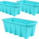 Ice Block Mold for Ice Bath - Extra Large Ice Block Mold,3-Pack Ice Bath Ice Mold, 15lb Ice Block, Ice Maker for Cold Plunge or Coolers, Reusable Steel Reinforced Silicone Molds, Cold Plunge Ice Mold