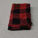 MIULEE Pack of 2 Classic Retro Checkers Plaids Polyester Linen Soft Soild Square Throw Pillow Covers Black and Red Home Decor Design Cushion Case for Sofa Bedroom Car 20 x 20 Inch 50 x 50 cm