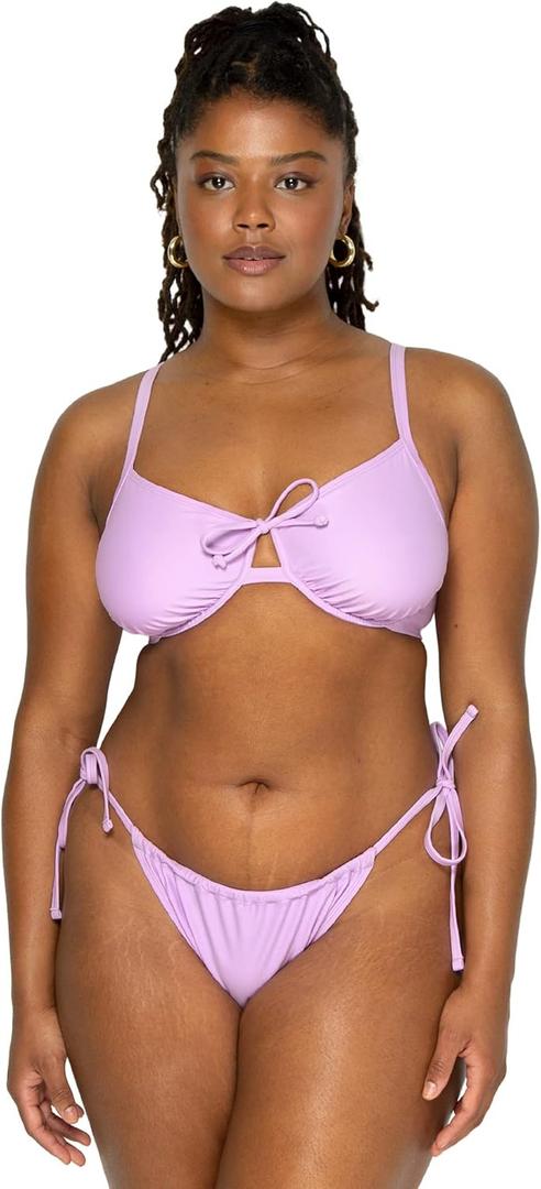 Smart & Sexy Women's Standard Swimwear Bikini Set  String Bottom & Supportive Underwire Top (XX-Large)