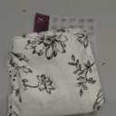 jinchan Pinch Pleated Curtains Floral Linen Blend Curtains for Living Room 96 Inches Length Black Peony Flower Printed Curtain Rod Pocket Back Tab Farmhouse Pinch Pleat Drapes with Hooks Set 2 Panels