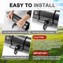 Qualirey Tube Squirrel Trap Rust Resistant Trap 4.5'' in Diameter with a Setting Tongs for Backyards Patios Gardens, Safe and Effective Pest Control Commercial and Residential Use(1 Pcs, 15 Inch)