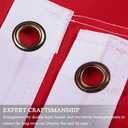 Tennessee State Flag 3x5 ft, TN State Flag,The Volunteer State Flag with Heavy Duty Embroidered Star, Outdoor Indoor All Weather Nylon Flag with Strong Canvas Header/Brass Grommets