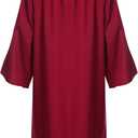 Newrara Graduation Gown Cap Tassel Set (XX-Large 57(6'0"-6'2"), Maroon)