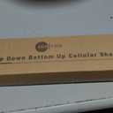 SUNFREE Top Down Bottom Up Cellular Shades 26" W x 48" H, White