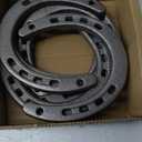 GGTYHAO 12PCS Cast Iron Horseshoefor Good Lucky, Durable Cast Iron Medium Horseshoe 5 Holes On Each Side for Wall Hung