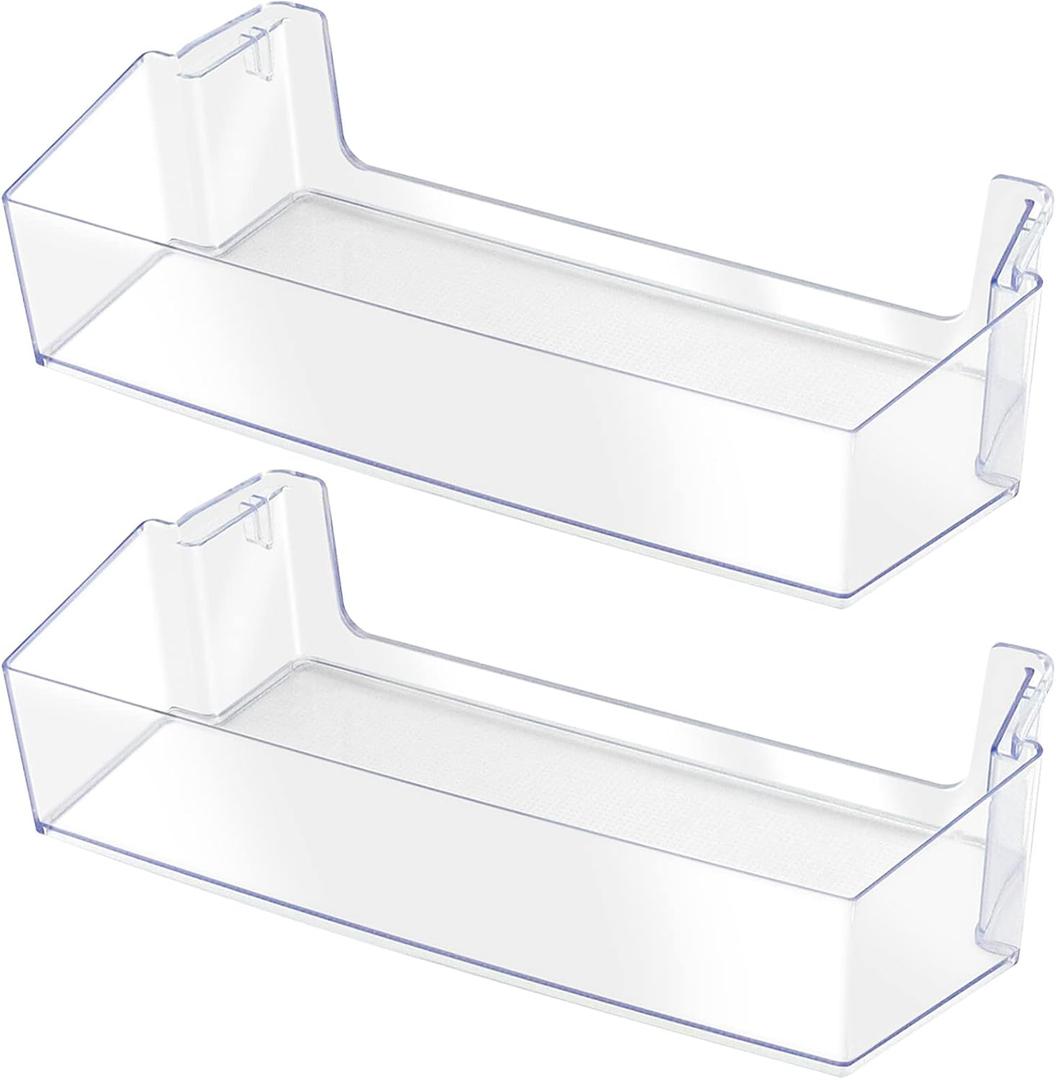 W11239961 W10900538 Door Bin Replacement,Refrigerator Door Shelf Compatible for Whirl-Pool Refrigerator Shelf Replaces 4591452 AP6333410 PS12578777 EAP12578777 Shelves 2Packs, 19.558 cm x 23.876 cm x 42.164 cm