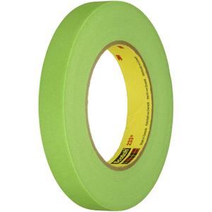 3M 233+ Masking Tape, 0.375" width x 55M length (1 roll)