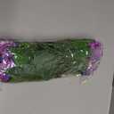 Hommyea Artificial Fake Flowers for Outdoor, 6 Bundles UV Resistant Faux Plants Decoration Silk Flowers No Fade Plastic Flowers for Outside Planters Home Porch Patio Yard Garden Decor(Purple)