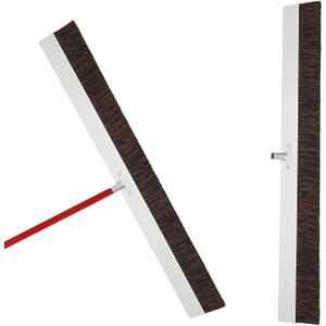 MYOYAY Aluminum Backed Concrete Broom for Finishing, 48-inch Concrete Broom for Driveways, Sidewalks, Wet Concretes