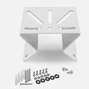 270 Degree Dual Side Wall Corner Mount Bracket Stainless Steel for Eufy S340