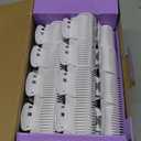 Conair Hot Rollers for Long, Medium & Short Hair, 12 Ceramic Flocked 1-Inch and 1-Inch Heated Hair Rollers with Clips, Hot Curlers for Women, Volume & Curls