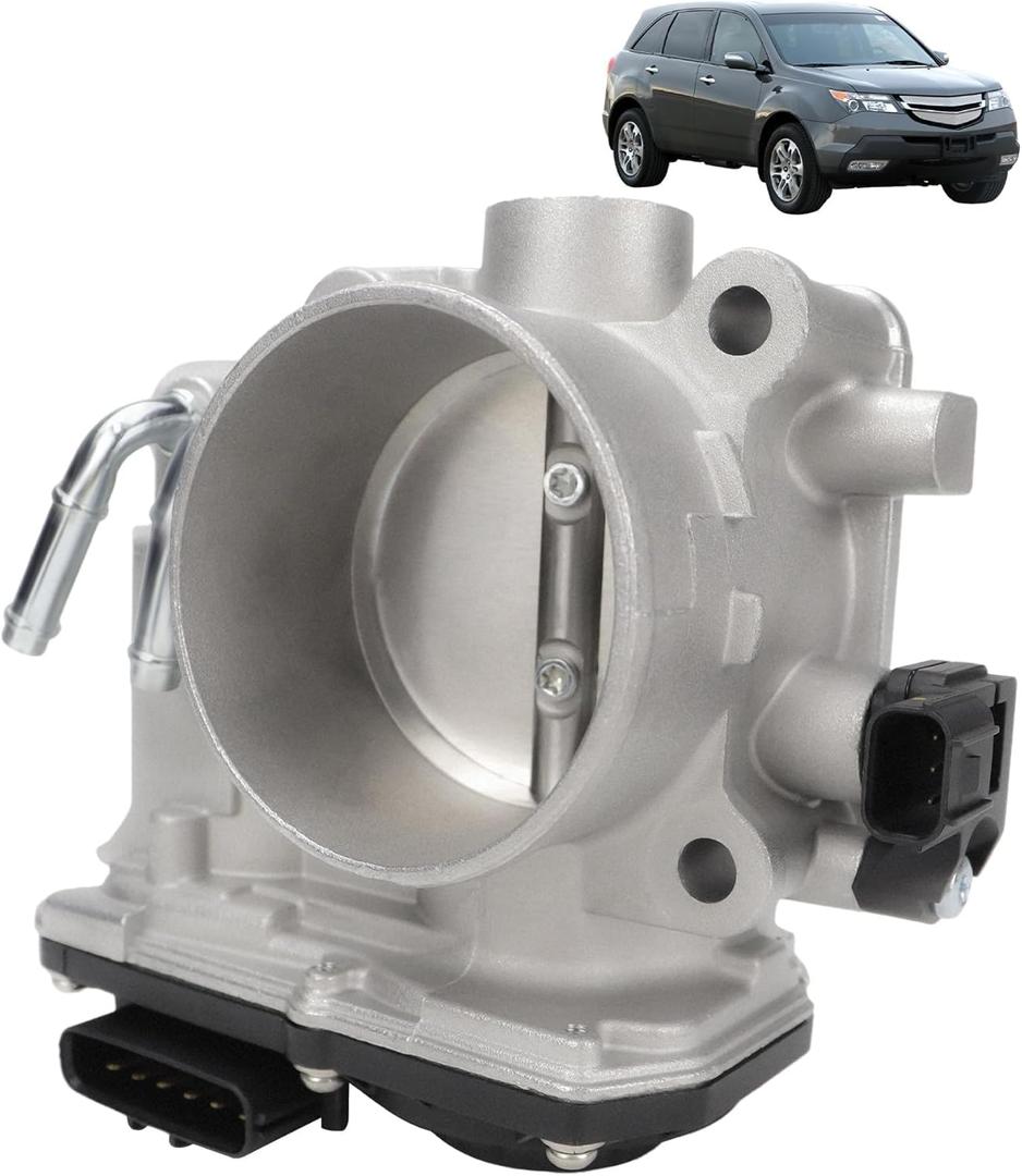 Electronic Throttle Body Assembly 16400RYEA01 Compatible with Honda Accord 08-12, Odyssey 07-17, Pilot 09-15, Ridgeline 09-15, Crosstour 12, MDX, RDX, TL, TSX V6 3.5L 3.7L - Replace#16400RN0A01