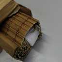 LazBlinds Cordless Bamboo Blinds, Bamboo Roll Up Shades for Windows, Privacy Hanging Window Blinds, Shades for Patio Indoor/Outdoor Porch, 29" W x 48" H, Highfield Teak