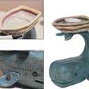 Guichifun Tealight Candle Holders Home Decorations - Whale Candle Holder for Pillar Candles Nautical Ocean for Table Bathroom Living Room Dcor Gifts 5.25 x 3 x 5.5 Inch
