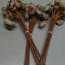 Floroom Ranunculus Artificial Flowers 3 Pcs Taupe Brown Faux Silk Mini Ranunculus Bulk Fake Wedding Filler Flowers for DIY Bouquets, Centerpieces, Bridal Shower Decorations & Arrangements