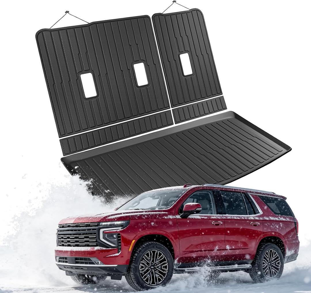 Cargo Mat for Chevy Tahoe, for GMC Yukon 2021-2026, 3rd Row Backrest
