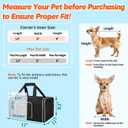 Petskd Small Pet Carrier with Wheels (17" L x 11" W x 9.5" H), Alaska Airlines Approved, Rolling Pet Carrier for Small Dogs & Cats (Black)