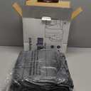 Westinghouse Heated Throw Blanket, Electric Blanket Throw with 6 Heating Levels and 2-10 Hours Time Settings, Flannel to Sherpa Super Cozy Heated Blanket Machine Washable, 50x60 inch, Charcoal